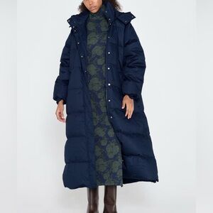 Tiny Big Sister Long Puffer Coat